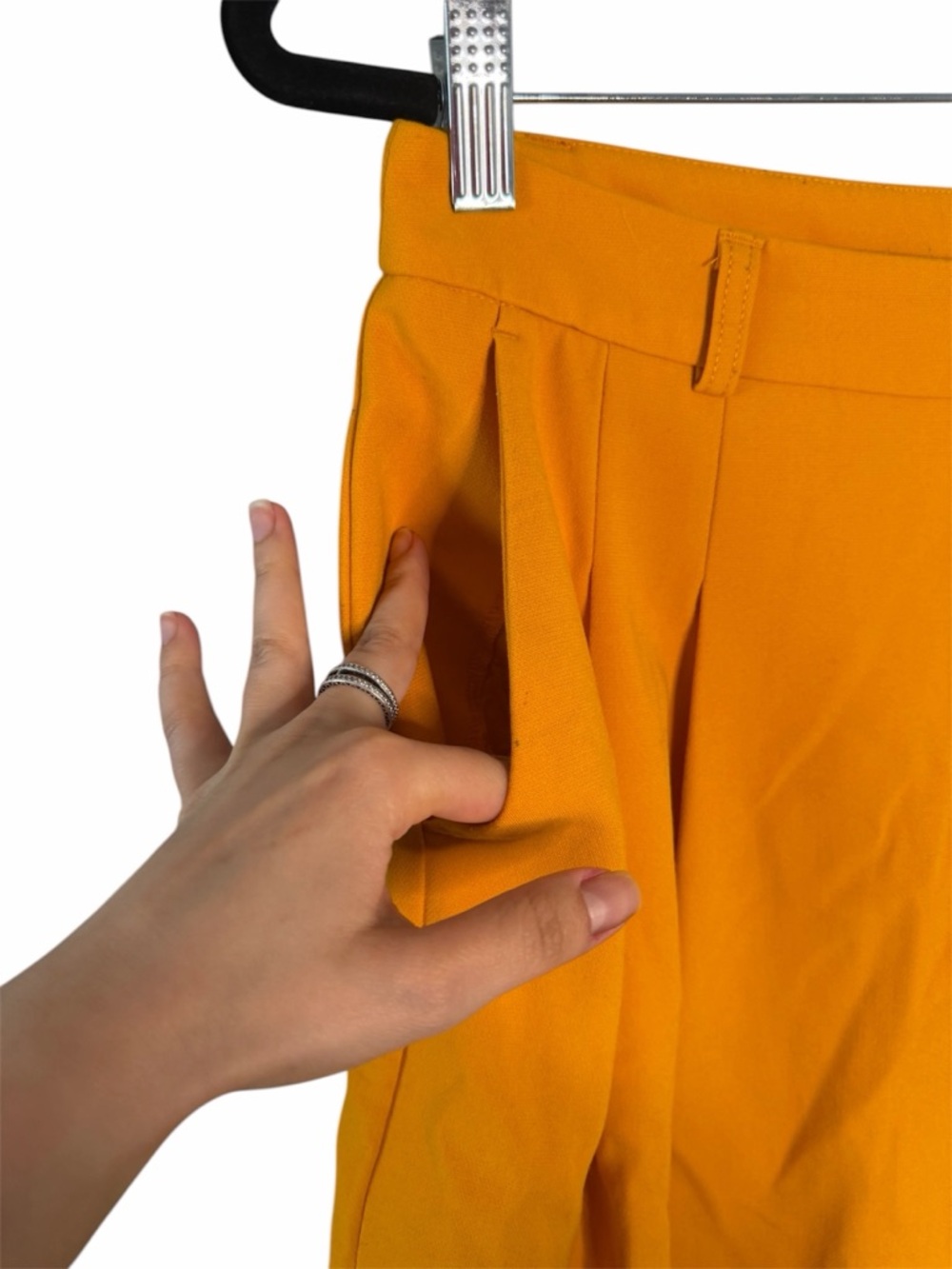 Anthropologie Maeve Avery Pleated‎ Shorts in Mango Mojito - Picture 8 of 8